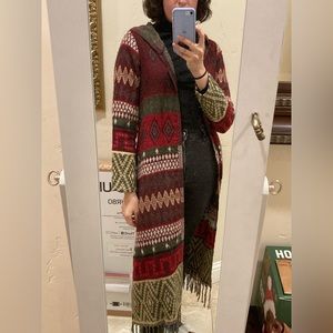 Tribal pattern sweater